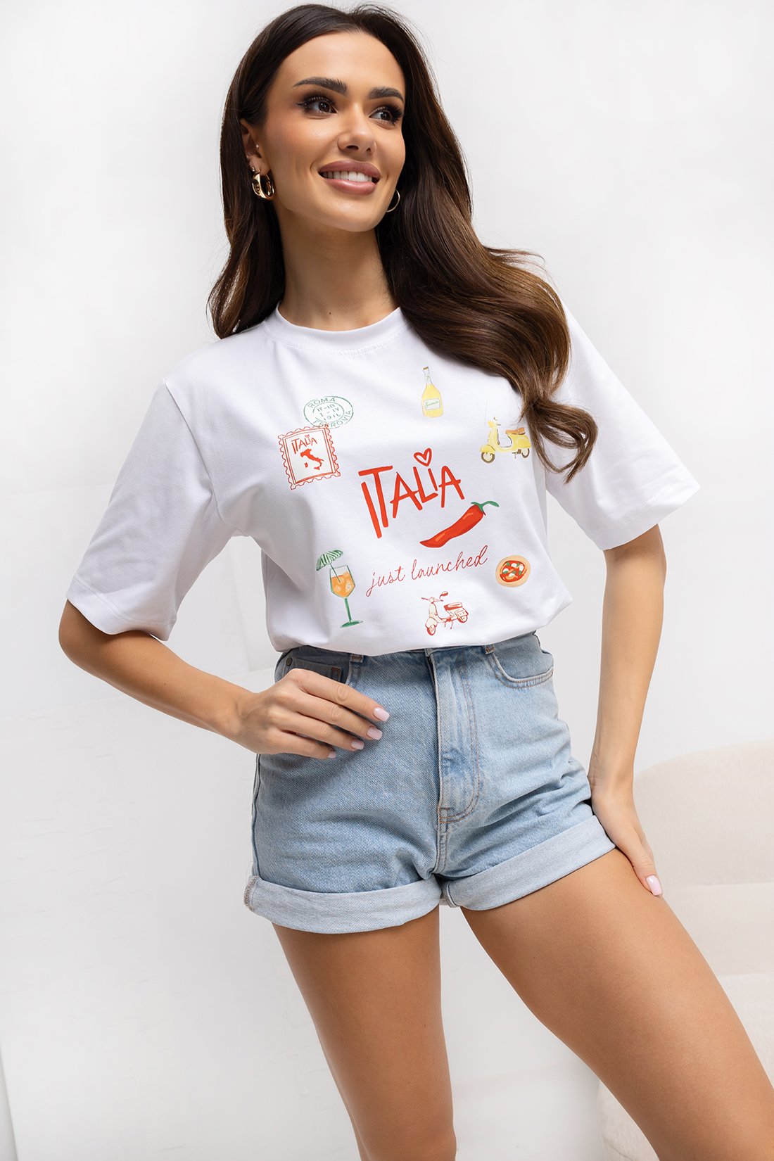 Marškinėliai UNI Bella Vacanza / Balta - Image 2