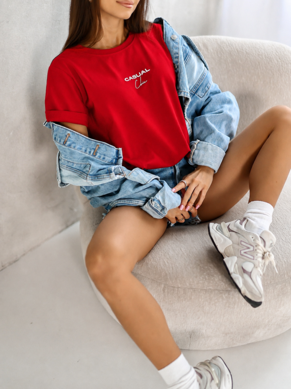 Marškinėliai CASUAL CHIC / Raudona